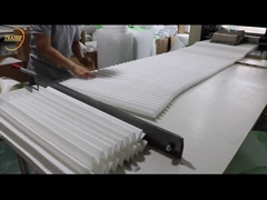 Synthetische Faser G4 faltete vor Platten-Filter für HVAC/Belüftung