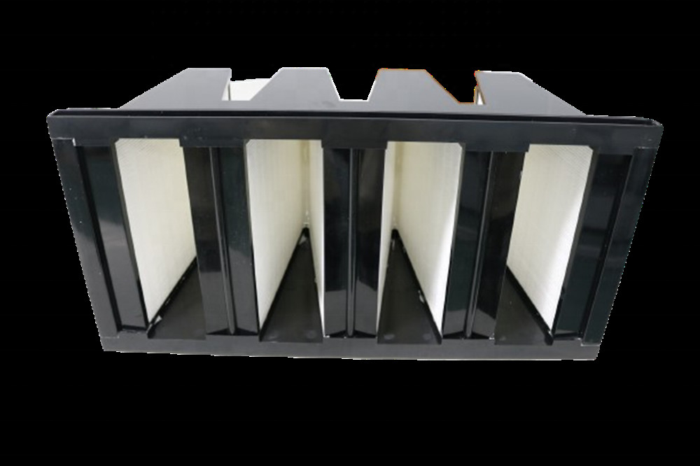 Bank-Luftfilter des HVAC-System-Reinraum-V mit ABS Plastikrahmen