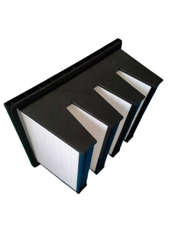 Bank-Luftfilter des HVAC-System-Reinraum-V mit ABS Plastikrahmen