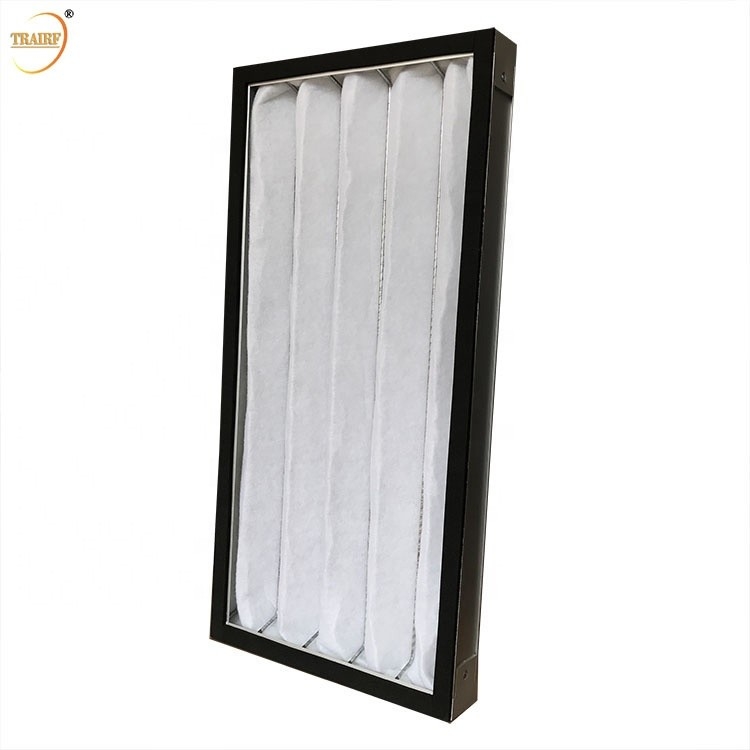 Die 5 Mikrometer-kundenspezifischen waschbaren Luftfilter falteten Platten-Filter G4 Soem