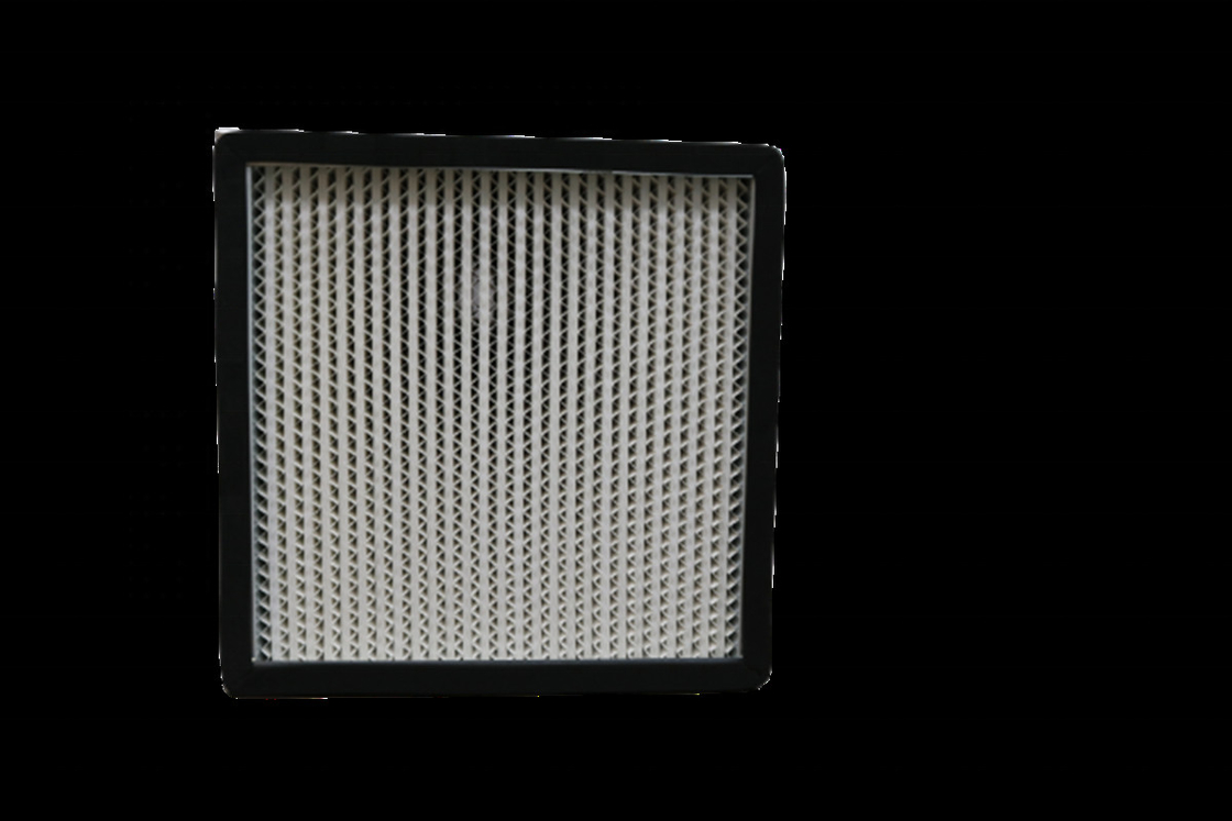 Faser-tiefe Glasfalte HEPA filtern gefalteten Platten-Luftfilter mit Aluminiumfolie-Trennung