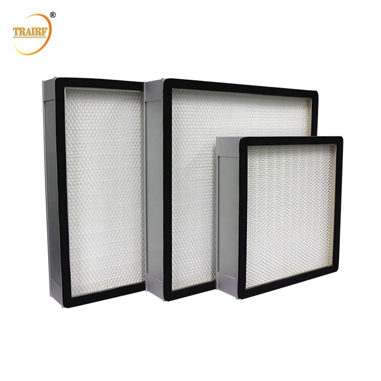 320*320*90mm Luftfilter der hohe Leistungsfähigkeits-tiefer Falten-H13 H14 HEPA für Lüftungsanlage