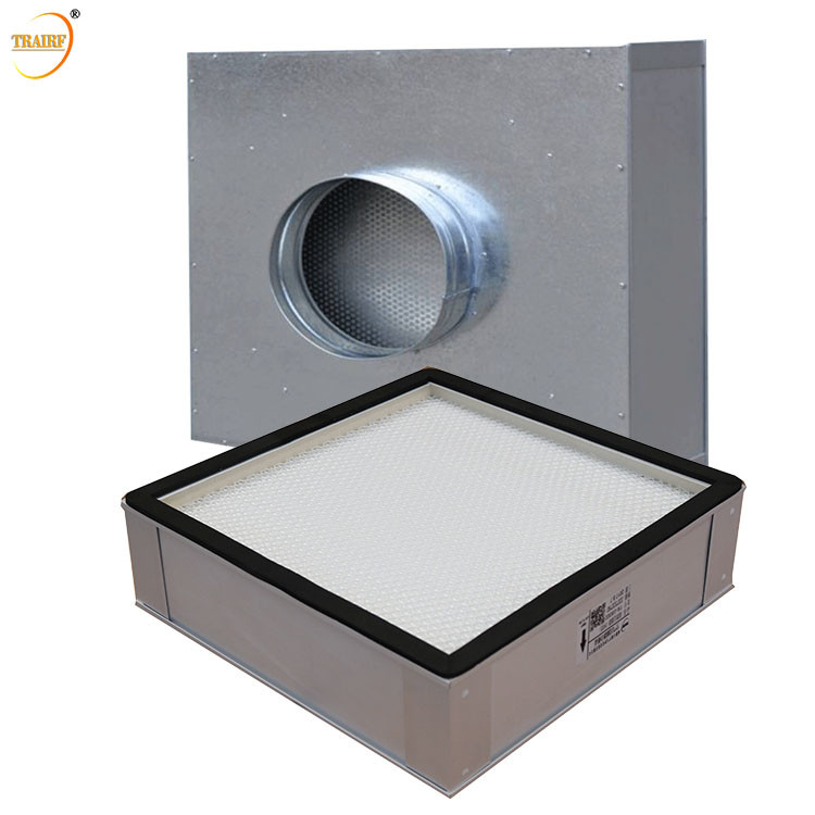 Fan-Filtrationseinheit Aluminiumlegierungs-Rahmen Hepa 14 Luftfilter-HEPA 0,3 Mikrometer