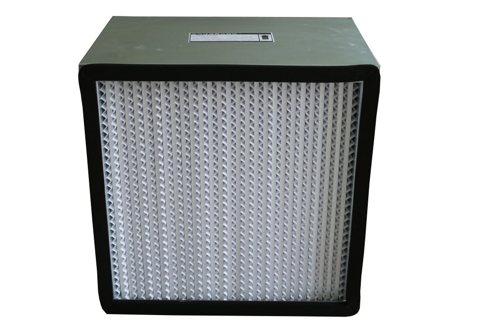 Tiefe Falte HEPA H14 EU13 EU14 filtern Fluss Hood Filter With Aluminium Foil