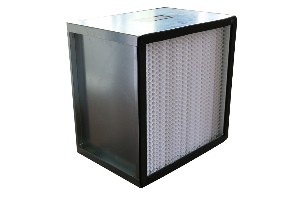 Tiefe Falte HEPA H14 EU13 EU14 filtern Fluss Hood Filter With Aluminium Foil