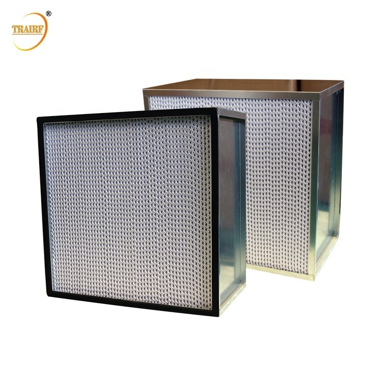 Des Krankenhaus-H11 H12 H13 tiefer gefalteter Zoll Luftfilter-des Kasten-24X24X12