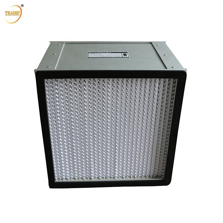 Des Krankenhaus-H11 H12 H13 tiefer gefalteter Zoll Luftfilter-des Kasten-24X24X12
