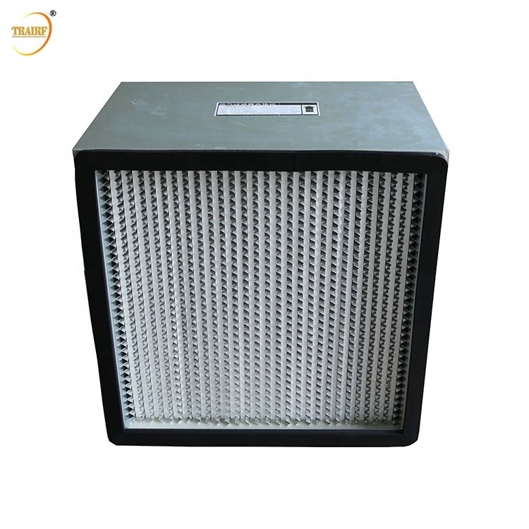 Aluminiumtiefer Filter des spant-99,99% der Falten-HEPA für Lüftungsanlage