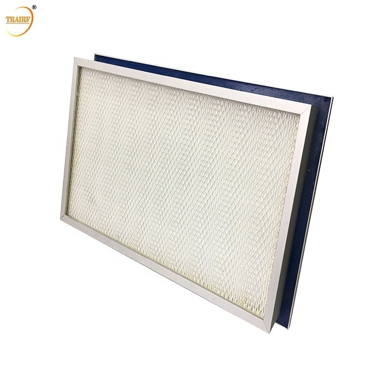 Pharmazeutische Robbe Mini Pleated Hepa Filter H13 H14 des Gel-EN1882