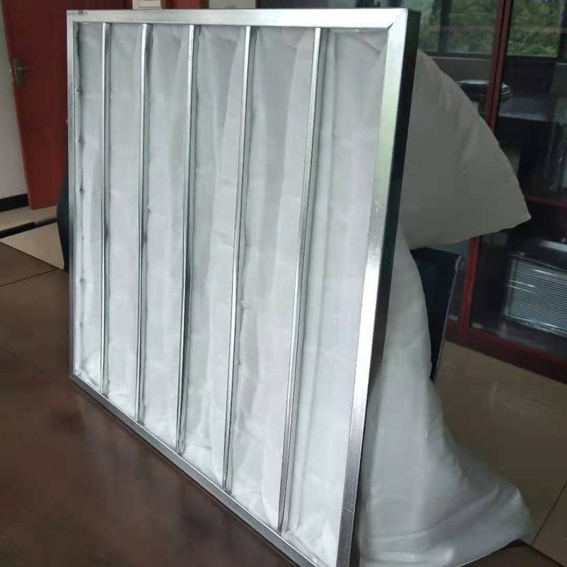 Handelslüftungsanlage 5 Mikrometer-Taschen-Luftfilter 50Pa-65Pa