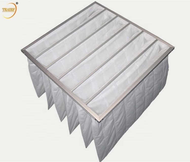 Handelslüftungsanlage 5 Mikrometer-Taschen-Luftfilter 50Pa-65Pa