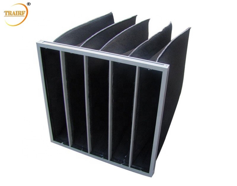Aluminiumlegierungs-Rahmen HVAC-Taschen-Aktivkohle-Luftfilter Ordor-Abbau