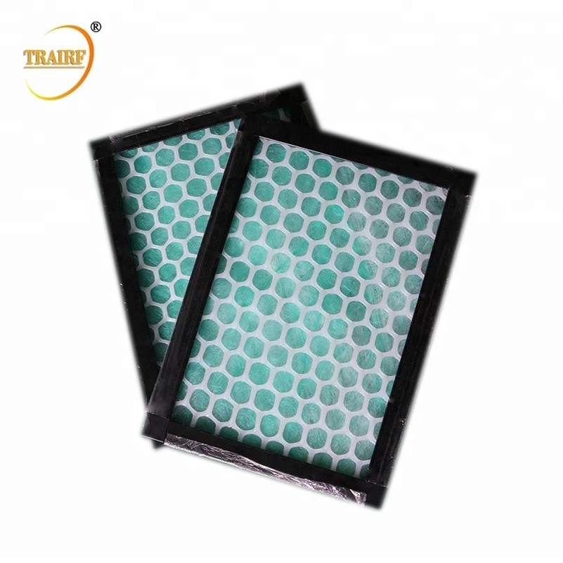 Großer Luftströmungs-Platten-Farben-Endspray-Stand-Fiberglas-Luftfilter 1μM