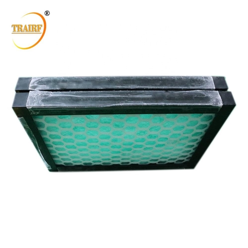 Großer Luftströmungs-Platten-Farben-Endspray-Stand-Fiberglas-Luftfilter 1μM