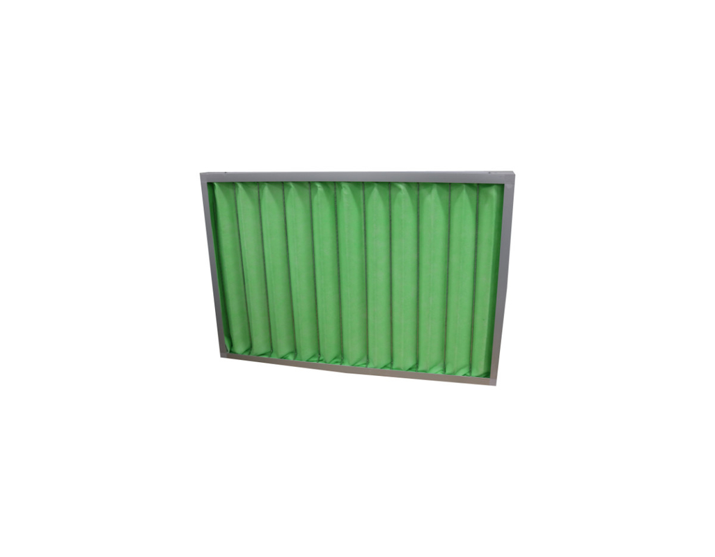 Aluminiumlegierungs-Rahmen G4 faltete HVAC-Luftfilter für Lüftungsanlage