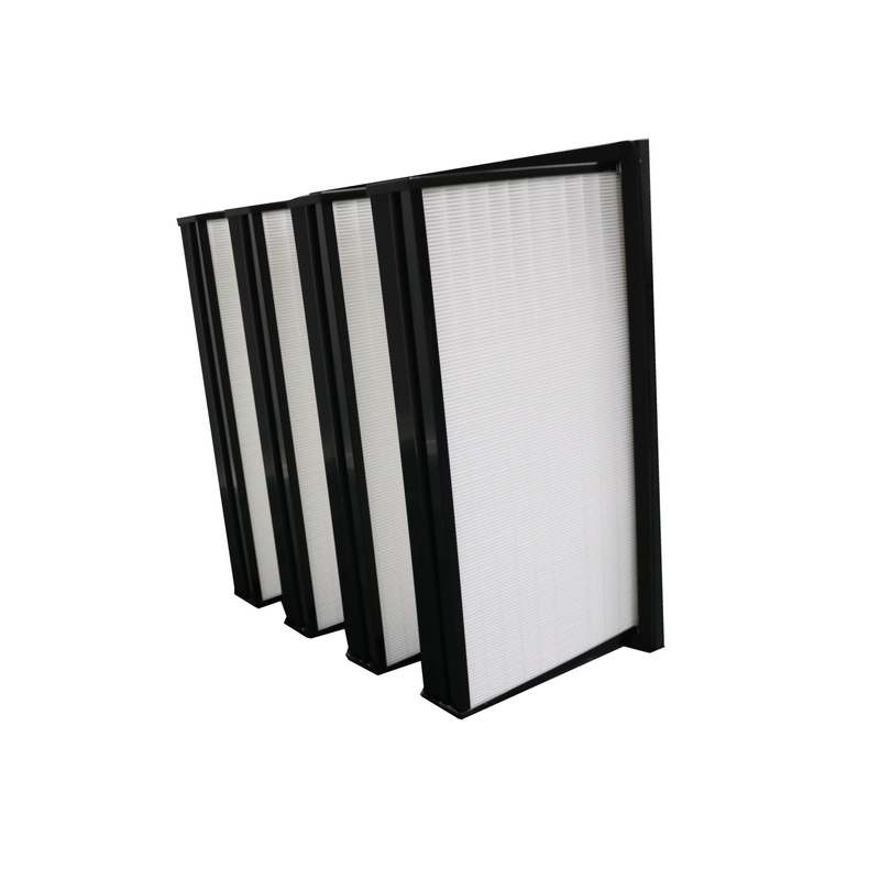 95% 0.3um W Art Vertrags-Filter-Material-Leistungsfähigkeits-Luftfilter für HVAC-System