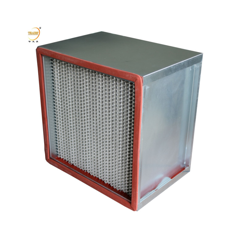 Industrie Hochtemperatur-HEPA-Filter mit tief geflochtenem Wärmeverstärker für Ofengeräte