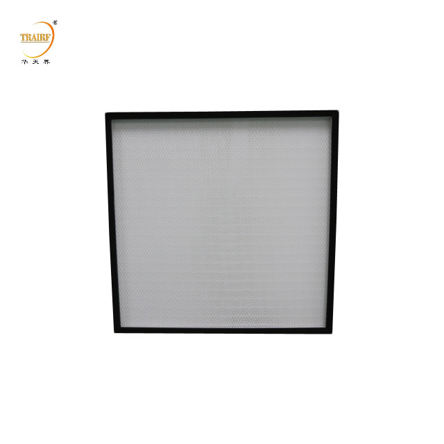 H13 H14 Wirkungsgrad Mini-Pleat-Hepa-Luftfilter für Lüftungssystem oder Laminar-Flusskappe