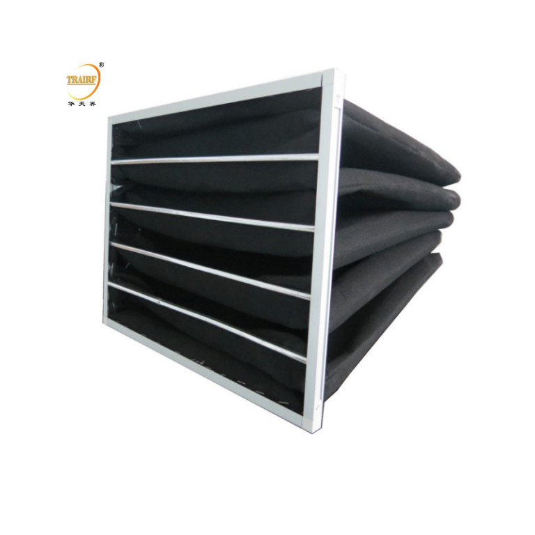 G4 Taschen mit mittlerer Effizienz Aktivkohlenstoff-Hvac-Gehäuse Luftfilter für Geruchsbekämpfung