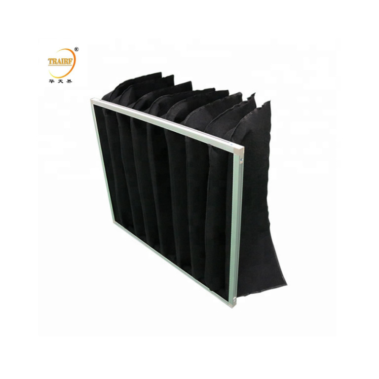 G4 Taschen mit mittlerer Effizienz Aktivkohlenstoff-Hvac-Gehäuse Luftfilter für Geruchsbekämpfung