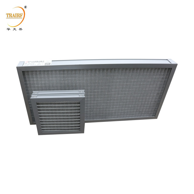 Metallwaschbares Wellglas aus Aluminium, Vorluftfilter für Reinigungsgeräte