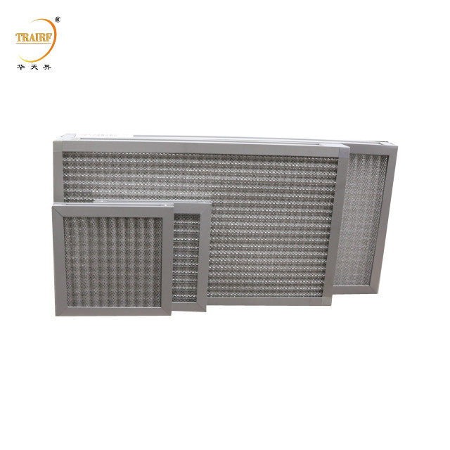 Metallwaschbares Wellglas aus Aluminium, Vorluftfilter für Reinigungsgeräte