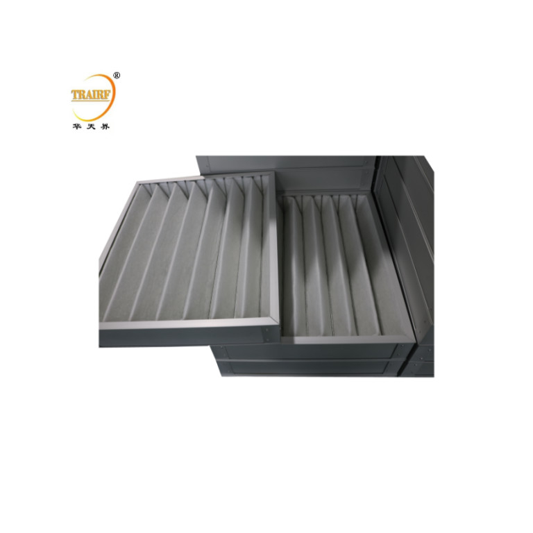 Gewässerte Polyester-HVAC-Filter Geflechteter Luftfilter Staubgeruch Luftfilter