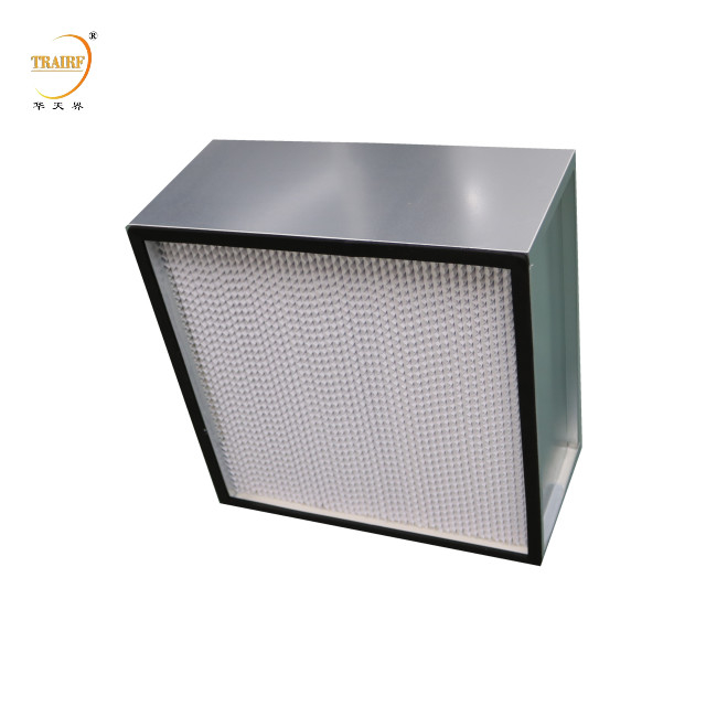 H14-Aluminium-Diebenflecken-Laminar-Flusshaube HEPA-Luftfilter für HVAC-System