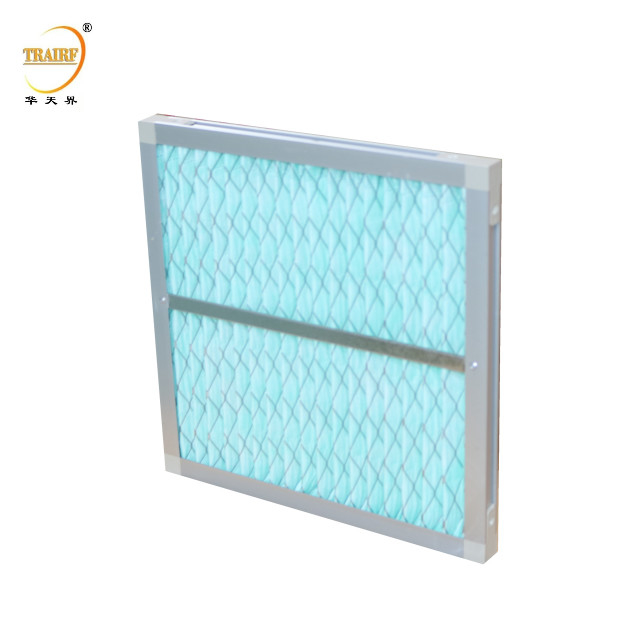 G4 F5 F6 F7 F8 F9 Vorgeflechteter Medienfilter Industrieplattenluftfilter für die Laminar-Flusskappe