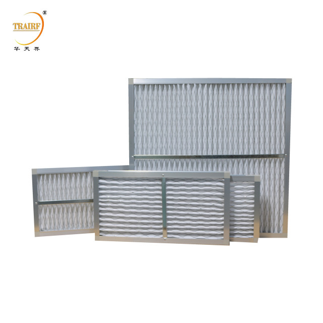 H11 H12 H13 H14 Mini-Pleated-Aktivkohlenstofffilter für Luftfilteröfen