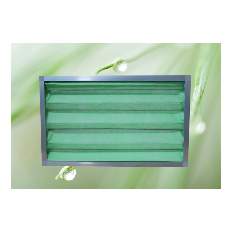 Waschbarer Panel-Luftfilter Grüner Baumwollmedium-Plättfilter für Laminar-Flow-Hut
