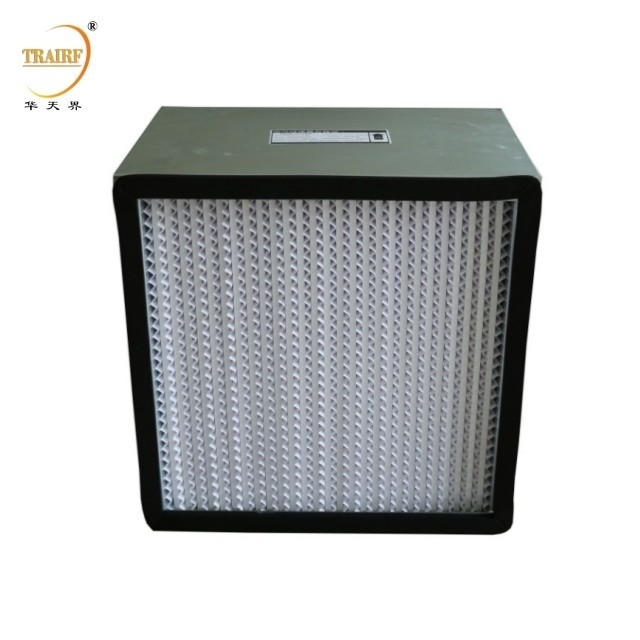 Aluminiumrahmen Mini-Pleated Panel HEPA-Filter H10 H11 H12 H13 Laminar Flow Hood Hepa-Filter