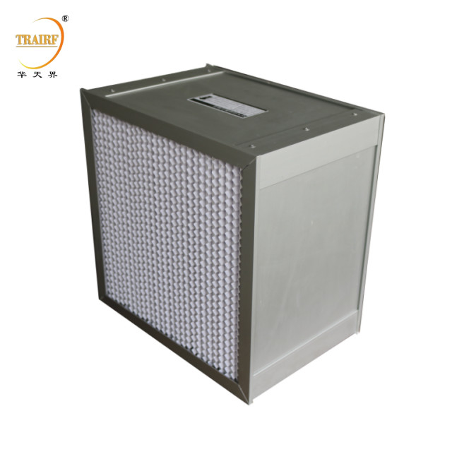 Aluminiumrahmen Mini-Pleated Panel HEPA-Filter H10 H11 H12 H13 Laminar Flow Hood Hepa-Filter